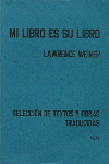 MI LIBRO ES SU LIBRO. SELECCIN DE TEXTOS Y OBRAS TRADUCIDAS, DE LAWRENCE WEINER.