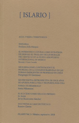 ISLARIO 3. AGUA TIERRA TERRITORIOS