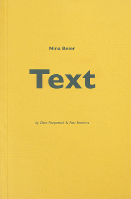 NINA BEIER. TEXT