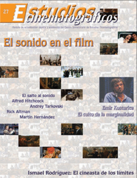 ESTUDIOS CINEMATOGRAFICOS NUM 27 EL SONIDO EN EL FILM